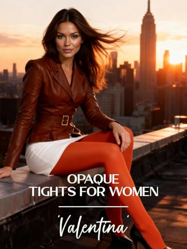 Image of Mila Marutti Opaque Tights for Women | Soft Stockings Pantyhoseier | - Made in EU