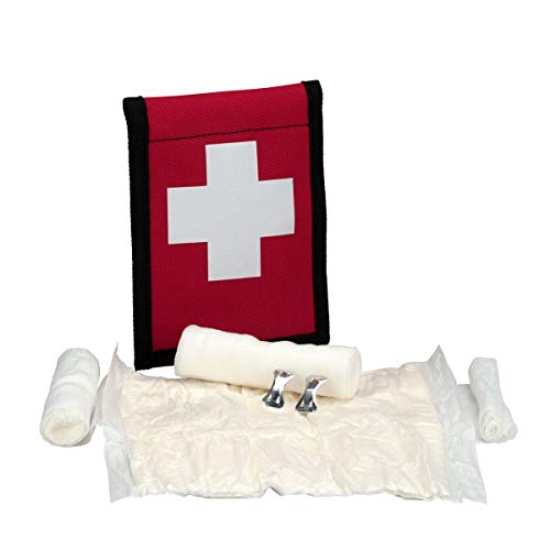 Climber's Blood Stopper First Aid Kit with Wound Seal Kit, Fabric Pouch - Emergency Kit Trauma Kit First Aid for Business,Outdoor and Travel Medicine Kit, Limited Time Offer