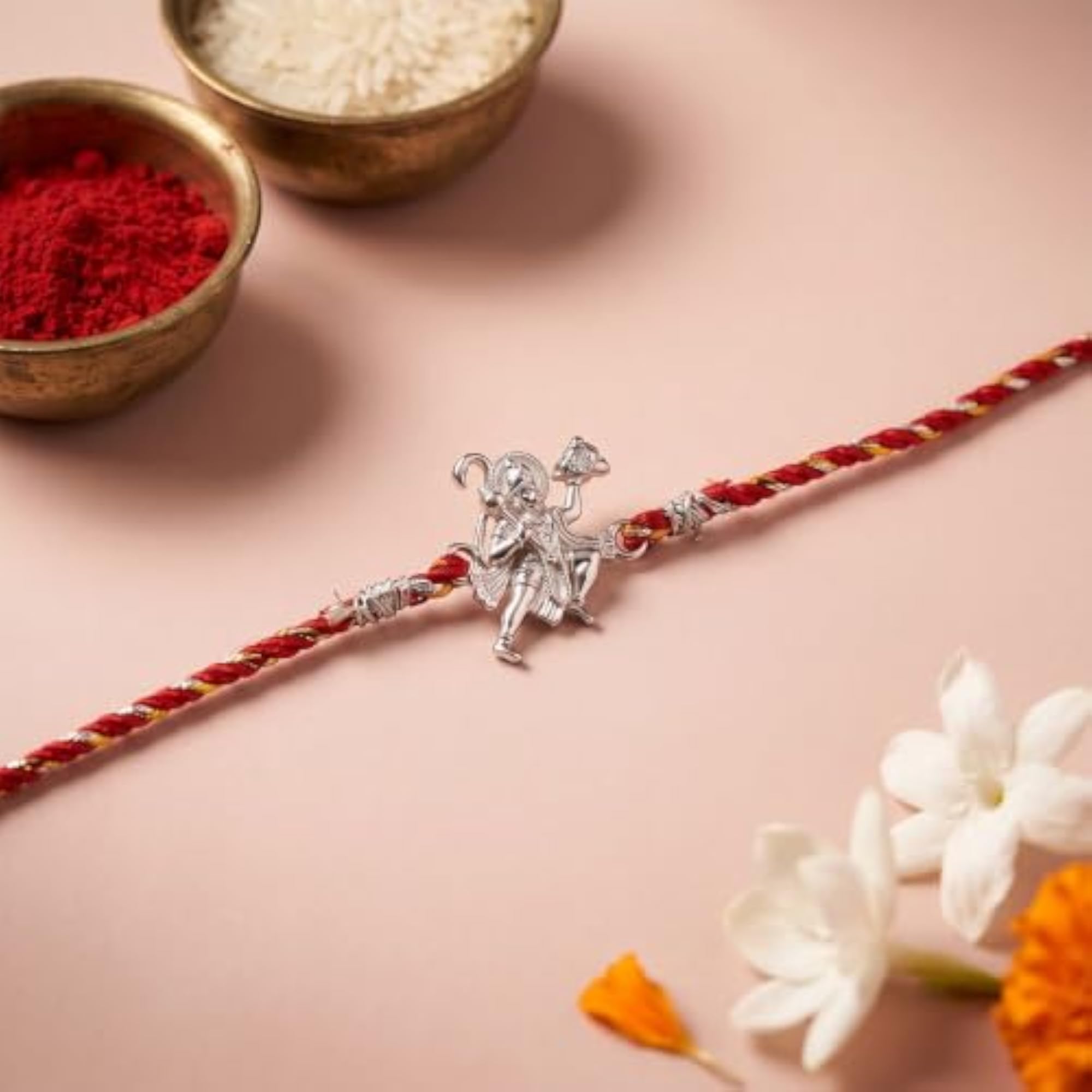925 Silver Hanuman Ji Rakhi, Raksha Bandhan Gift