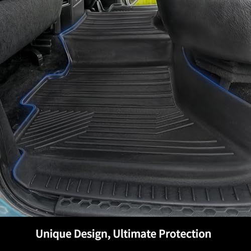 Image of OEDRO Floor Mats Fit for 2012-2018 Dodge Ram 1500 /2500 /3500 Crew Cab