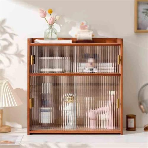 Bibliothèque de bureau étagère de rangement avec porte verre - 6