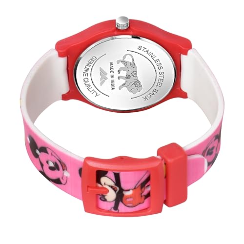 Image of Acnos Character Kid's Happy Colorful Water-Resistant Durable Watch for Boys Kids Boy with Fun Designs Adjustable Strap Positive Messages Watch for Kids