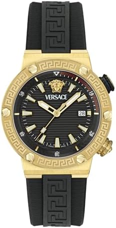 Versace Greca Logo Diver Bracelet Watch with luxury bracelet design