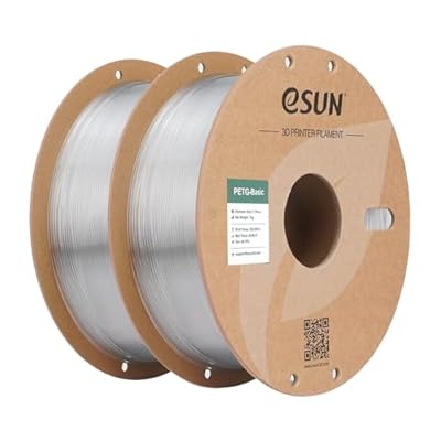 Prime Exclusive - eSUN PETG Basic Filament 1.75mm, High Toughness Glossy PETG...
