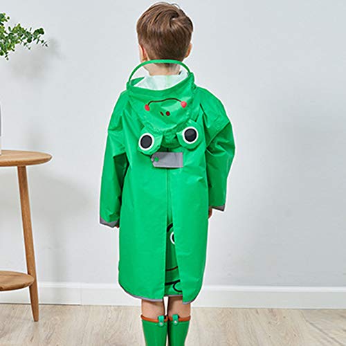 liyhh Roupa de chuva infantil unissex 3D desenho animado animal capa de chuva refletiva poncho capa