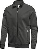 Joy Sportswear Karsten Herren-Jacke für Sport oder Freizeit, Bequeme Trainings- und Sweat-Zip-Jacke in der Langarm-Version, ideal für Fitnessworkouts 54, Basalt Melange