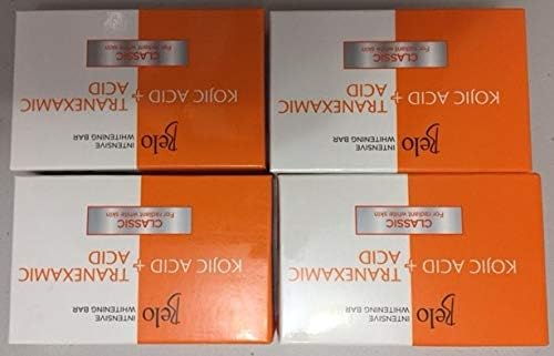 Belo Intensive Whitening Bar (Kojic + Tranexamic Acid) 65g (Pack of 4)