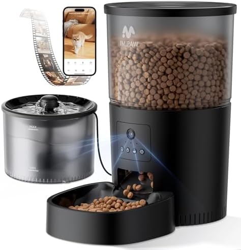 Automatic Cat Feeder and Water — lifestyle photo