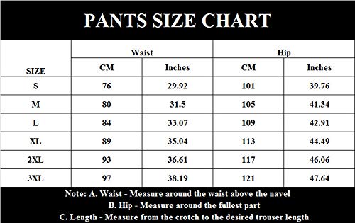 MISSAMO Pantaloni Casual Sportiva Uomo Jeans con