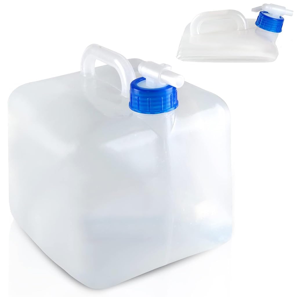20L Collapsible Portable Water Storage Tank with Faucet, BPA-Free Emergency Water Container for Camping, RV Travel & Outdoor Activities, Leakproof & Durable Design-image-22