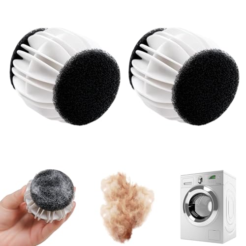 Pet Hair Remover Washing Machine, 2025 New Pet Hair Remover for Laundry, Reusable Dog Hair Removers Washing Machine, for Laundry Clothes Bedding (2 pcs)