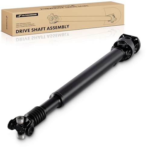 A-Premium Front Complete Drive Shaft Prop Shaft Driveshaft Assembly [4WD Automatic Transmission] Compatible with Ford F-250 F-350 Super Duty 2003-2010, Replace# C344A376DA, 5C344A376DB