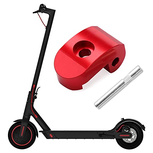 HORO.ES - Uña de Cierre Reforzado, Cierre/Pestaña de Plegado para Patinete eléctrico Compatible con Xiaomi M365, 1S, Essential, Pro y Pro2 (Rojo) Cover
