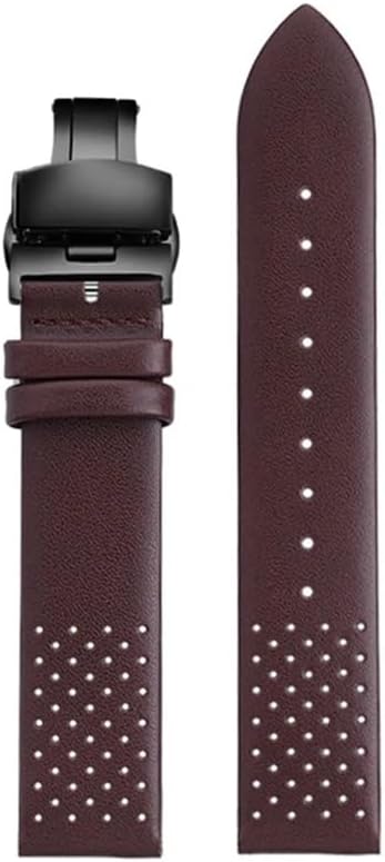 Fit For CITIZEN Breathable Quick Release Calfskin Strap Eco-Drive AW0015 0010 Leather Bracelet Men's Watch Accessories Black Brown