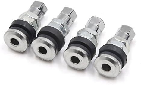 Winka Aluminum Bolt-in Tire Valve Stem Caps - 5 Pack, Dustproof, Gray, For Cars & Motorcycles - View #9