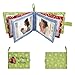 Baby Soft Photo Albums My First Family Album Soft Cloth Baby Photo Book My First Family Photo Album -Soft Cloth,Baby Safe,Holds 4x6 Photo Album (Green)