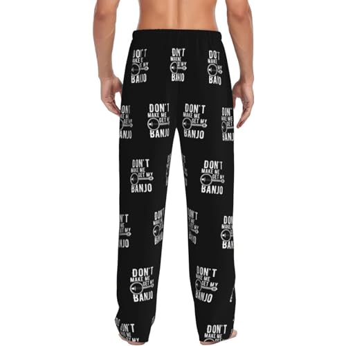 Don't Make Me Get My Banjo Men's pajama pants3