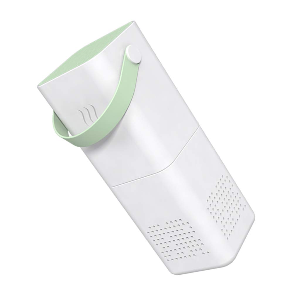 Flushzing 5V Portable Home Air Cleaner Filter Device Filter Indoor Odor Eliminator Smoke Removing Air Freshing Device, Light Green