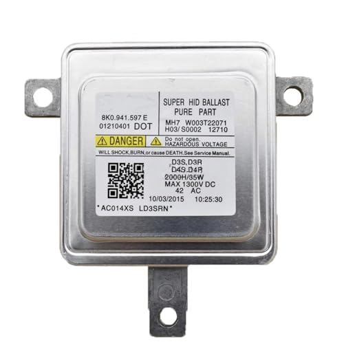Balasto xenón HID elimina parpadeos en faros de VW Sharan 2010-2015