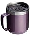 STANLEY Everyday Camp Mug 12oz | Drink Through Lid | Cup for Coffee, Tea and Drinks | Insulated Stainless Steel Coffee Mug | BPA-Free | Wisteria Shine