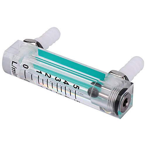 Durchflussmesser, Luftdurchflussmesser 1~5LPM Sauerstoff-Kohlendioxid-Messdurchflussmesser
