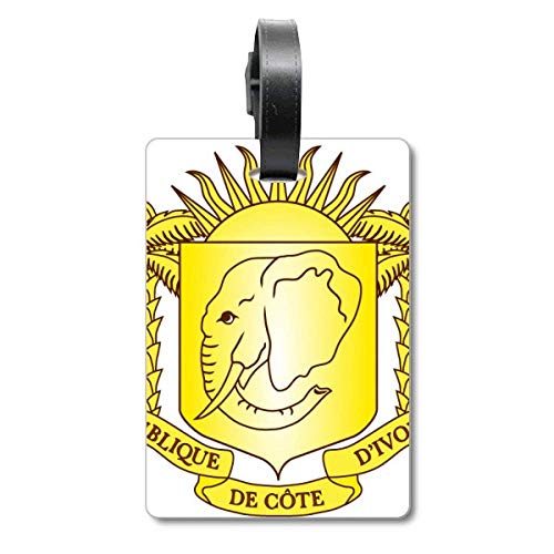 Étiquette Côte d'Ivoire bagage, accessoire identification valise avec emblème