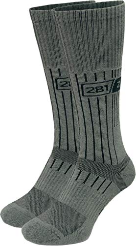 281Z Military Demi Season Breathable Over The Calf Army Uniform Boot Socks (Foliage Green)