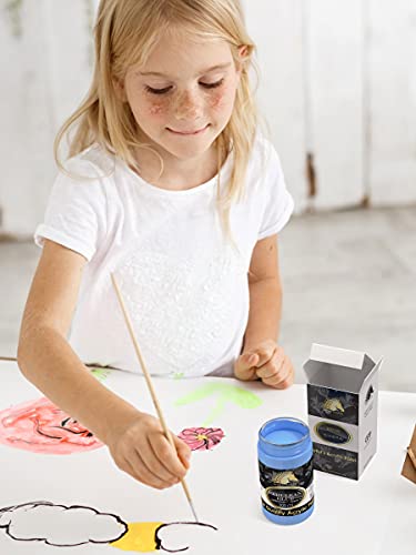 Myartscape Cerulean Blue Acrylic Paint - 300Ml Bottle (10Oz) - Artist Quality - Lightfast - Heavy Body - Vibrant Color - Great Tinting Strength - Professional Grade Paints #TOP4