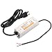 SingPad 24 Volt DC Waterpoof LED Power Suppply Driver Transformer with 3-Prong Plug, 60Watt IP67 Driver for Outdoor Use