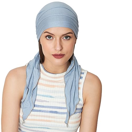 Image of The Headscarves Women Bamboo Pre Tie Scarf (HS107 Multicolor)