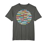 Palabras en Vocabulario Gallego Lengua Gallega Galicia Camiseta