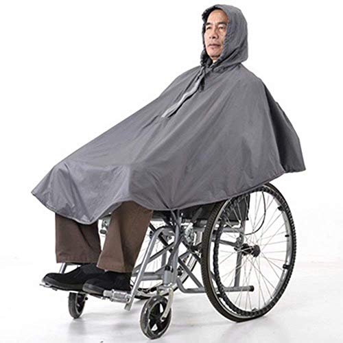 Preisvergleich Produktbild JYLT Superstore Rollstuhlgefütterter Poncho Wasserdichter Rollstuhlponcho Regenumhang