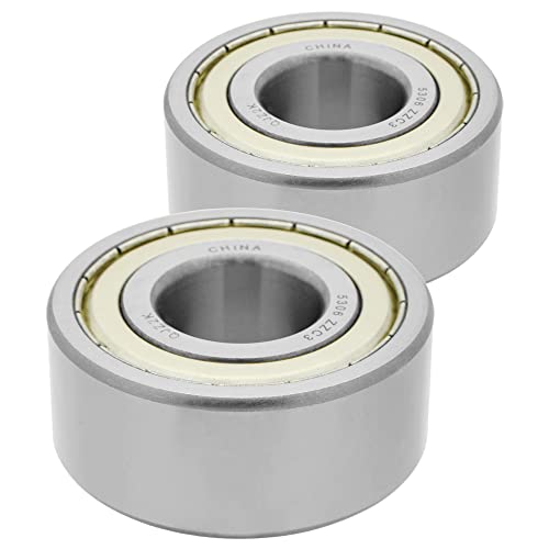 [2-Pack] 5306-ZZ - Angular Contact Ball Bearing 1.1811 in x 2.8346 in x 1.189 in (ID x OD x W) | 30 mm x 72 mm x 30.2 mm (ID x OD x W) with Double Metal Shield
