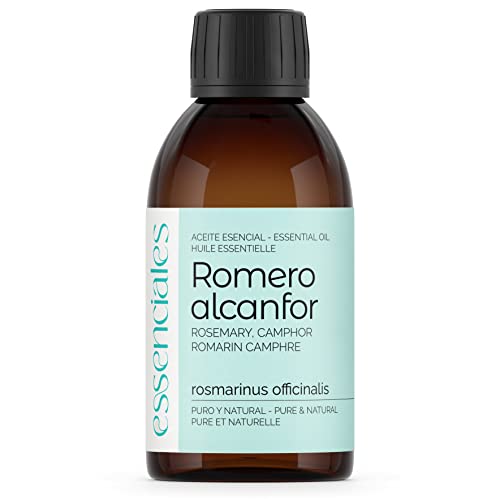 Essenciales - Aceite Esencial De Romero Alcanfor, 100 Puro, 200 Ml Aceite Esencial Rosmarinus Officinalis Essenciales - Aceite Esencial De Romero Alcanfor, 100 Puro, 200 Ml Aceite Esencial Rosmarinus Officinalis