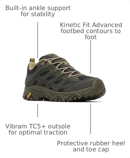 Image of Merrell Men's Moab 3 Hiking Shoe