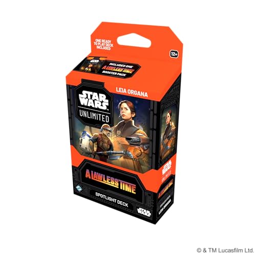 Asmodee Star Wars: Unlimited TCG A Lawless Time Leia Organa SPOTLIGHT DECK, Ready-to-Play 50-Card Deck + Booster Pack - Image 2