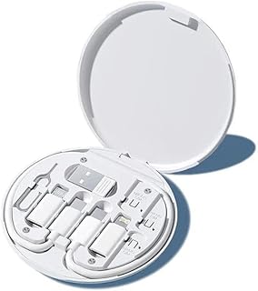 USB cable set for fast charging - 60W USB Fast Charging Cable Kit, Type-C, Built-in Mobile Holder, Compatible with iPhone and iPad, Multi-Color