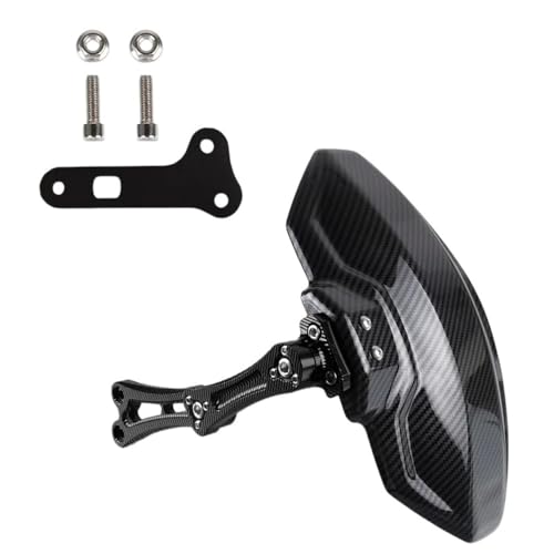 Garde-Boue arrière réglable pour moto en alliage d'aluminium et carbone universel