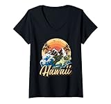 Photo Gallery donna tartaruga marina hawaii retro vintage hawaiian island maglietta con collo a v Photo Gallery donna tartaruga marina hawaii retro vintage hawaiian island maglietta con collo a v