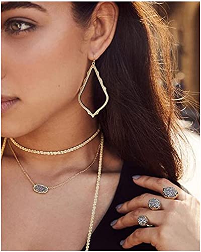 Kendra Scott Elisa Pendant Necklace For Women, Fashion Jewelry, Rhodium-Plated, Peridot Illusion #TOP2