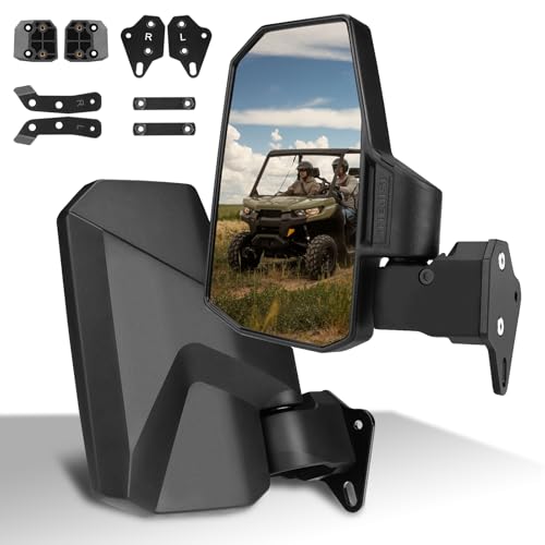 Defender Side Mirrors,The Spring Back Feature Allows Easy Reset A...