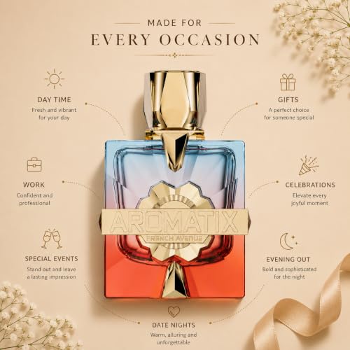 Image of French Avenue Aromatix Teas Me Extrait De Parfum 100ml | Premium Unisex Perfume | Oriental Woody Fragrance | Long Lasting & High Concentration