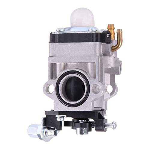 GOOFIT 15mm carburateur débroussailleuse Carb Remplacement pour 43cc 47cc 49cc 50cc 2 temps Moteurs Pocket Bike