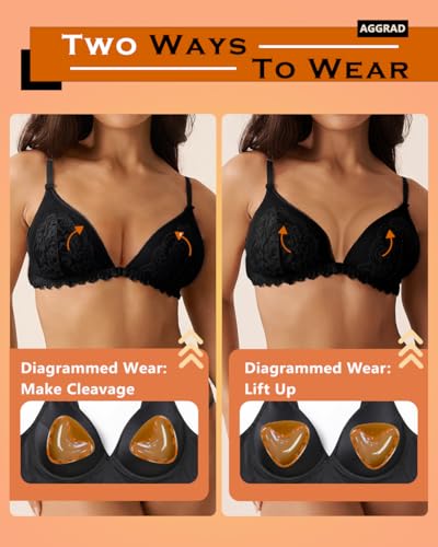 Image of Double Sided Sticky Bra Inserts, Ultra Instant Volume, Push Up Adhesive Bra Pads
