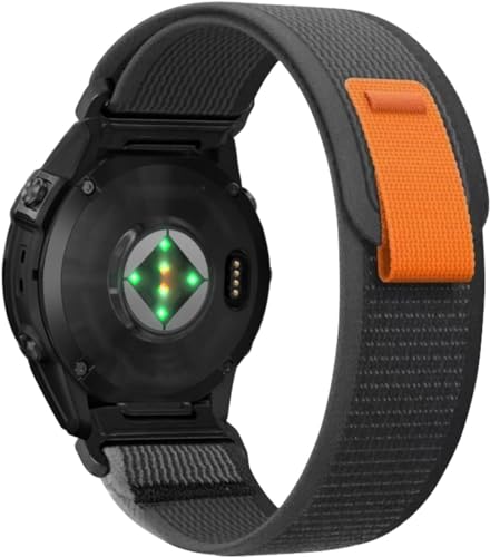 Image of Zitel Band Compatible with Garmin Fenix 8 AMOLED 47mm, Fenix E /7 /7 Pro, 6 /6 Pro, 5 /5 Plus, Forerunner 970 /965 /955, Epix Pro Gen 2 47mm - QuickFit 22mm Nylon Sport Strap