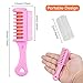 New Hair Chalk Comb with light hair, Washable Temporary Hair Color Dye for Birthday Party, Christmas,New Year (Orange)