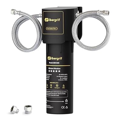 Ibergrif Sistema de Filtro de Agua para Debajo del Fregadero, NSF/ANSI 42