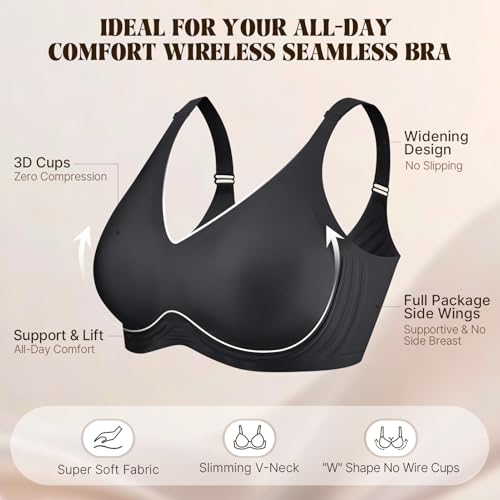 Soutien-gorge sans armature et sans couture anti-marques