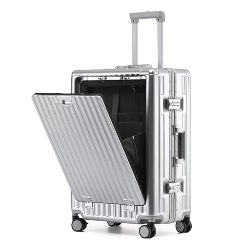 VATILIN 26 Inch Aluminium Frame Checked Luggage