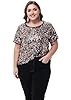Anna-Kaci Women's Sequin Tops Plus Size Round Neck... #3